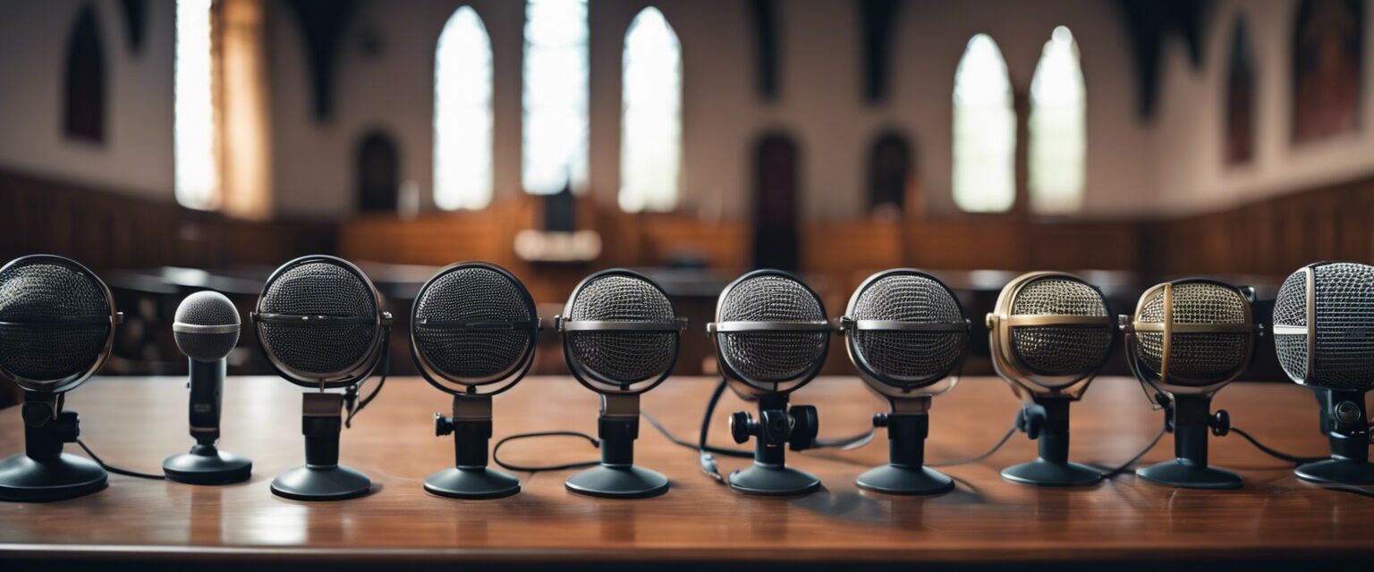 Microphones for church use